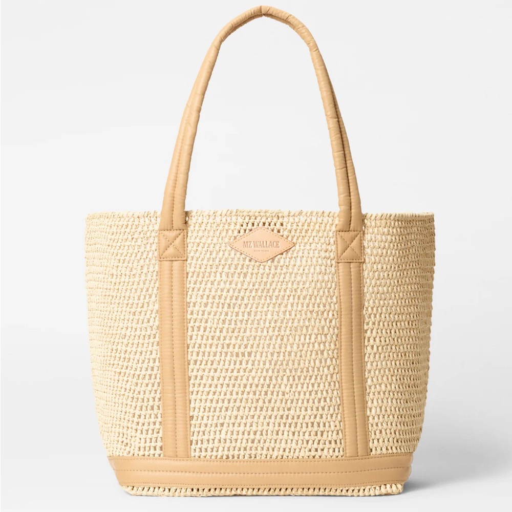 MZ Wallace Tan Woven Tote